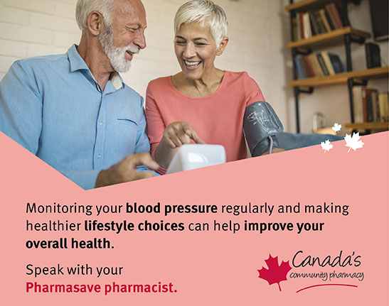 Monitoring your blood pressure regularly and making healthier lifestyle choices can help improve your overall health