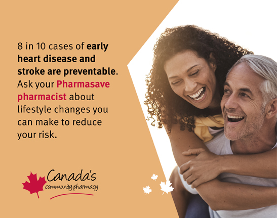 8 in 10 cases of early heart disease and stroke are preventable